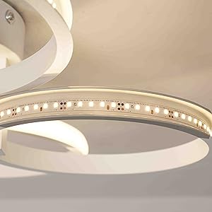 Ringplafondlamp voor woonkamer